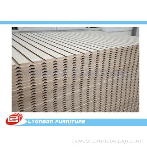 Laminated Melamine Finished Slatwall Display Stands Units M